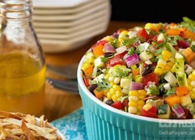 طرز تهیه سالاد مکزیکی خوشمزه و پرطرفدار طرز تهیه سالاد مکزیکی خوشمزه و پرطرفدار